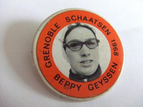 Schaatsen Beppy Geyssen Grenoble 1968